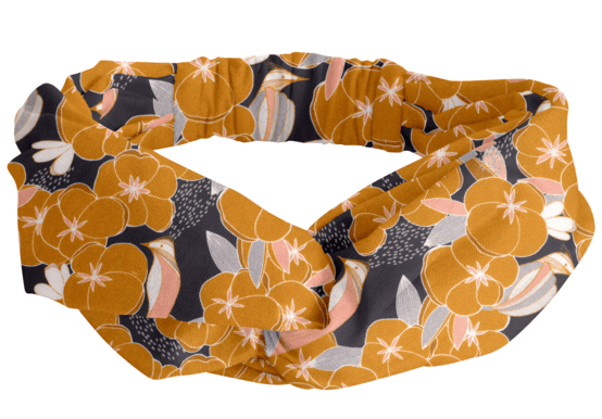crossed headband coton d'or