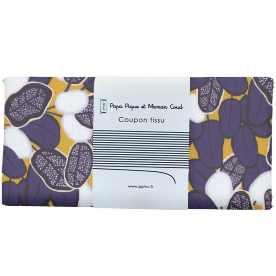 1 m fabric coupon ex2542 kumquat navy mustard