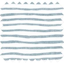 Cotton veil fabric striped blue gray glitter