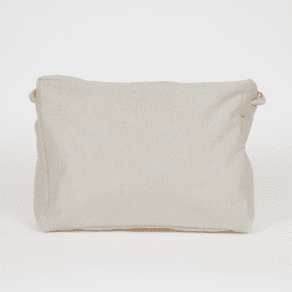 Large shoulder bag base beige pailleté