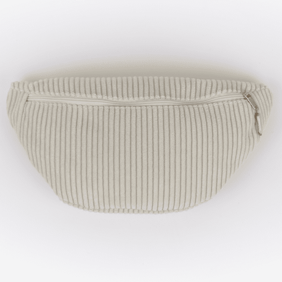 Banana bag white large corduroy