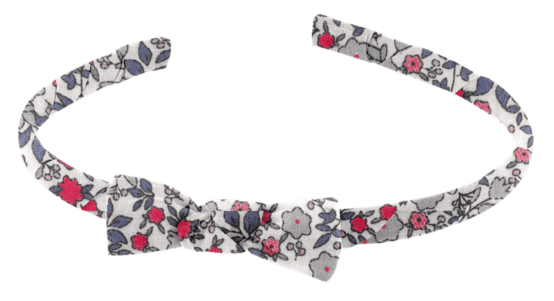 Thin headband serenade rouge gris
