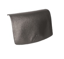 Square flap of saddle bag  simili métal