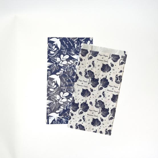 Gift bags S - 12 x 20 cm blue birds