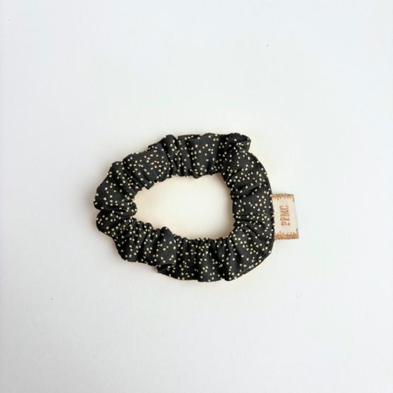 Mini Scrunchie glitter black
