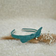bow headband gaze pois or eucalyptus