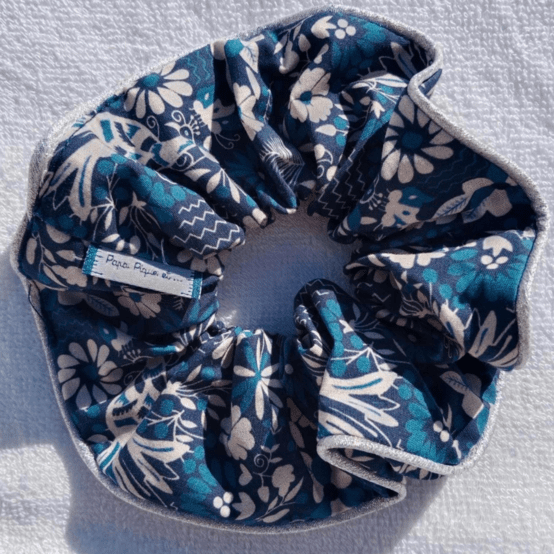 Large Piping Scrunchie parade royale