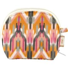 gusset coin purse ikat ocre