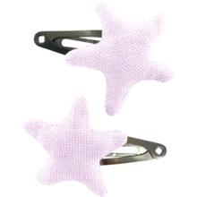 Star hair-clips light pink