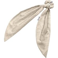 Long tail scrunchie  glitter linen