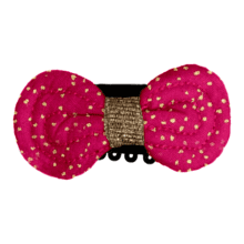 Noeud Anti-Glisse hair slide fuchsia pailleté