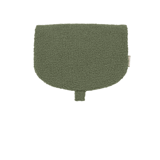 Flap of small shoulder bag moumoute kaki