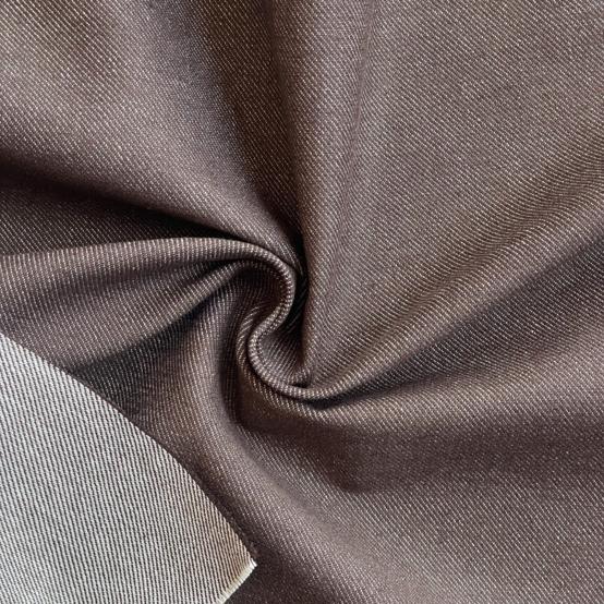 Cotton canvas fabric chocolate denim