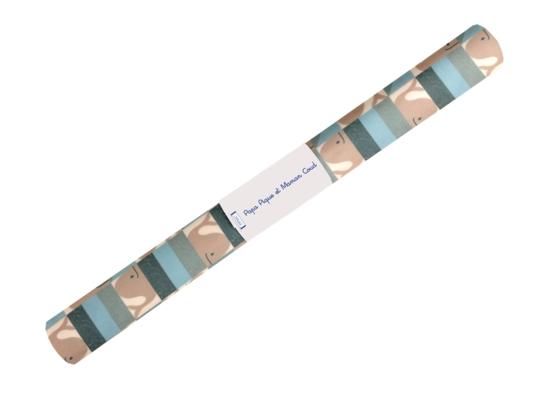 35cm coated fabric coupon ex2541 green whale