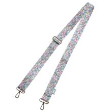 Narrow shoulder strap pastel fleuri