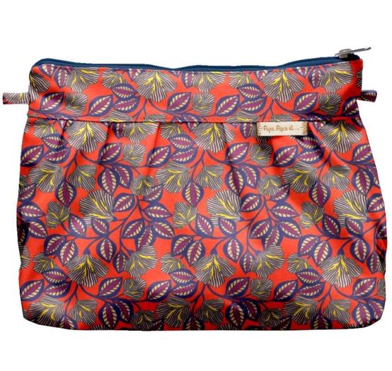 Pleated clutch bag calypso