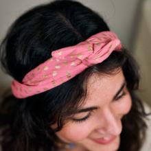 Wire headband retro feuillage or rose