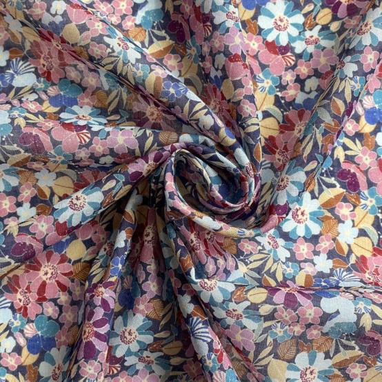 Cotton veil fabric bloom 70