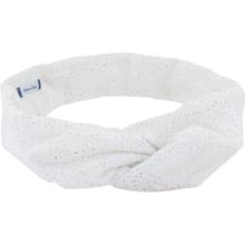 Wire headband retro white sequined