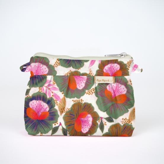 Mini Pleated clutch bag fleur de thé
