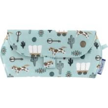 Glasses case bleu western