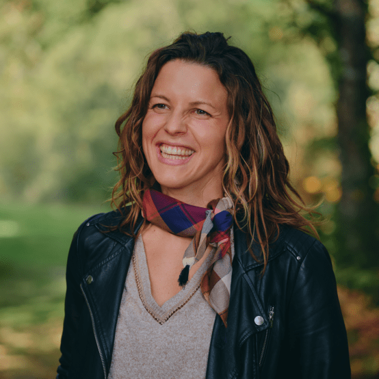 Small pom pom scarf ruby lurex tartan