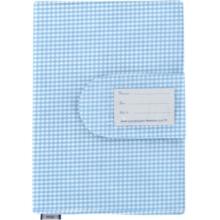 Health book cover sky blue gingham