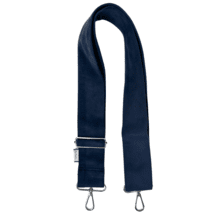 Wide shoulder strap suédine marine