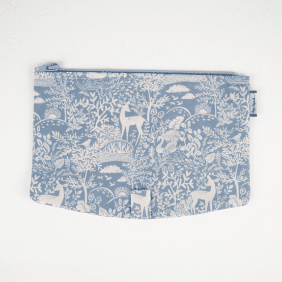 Flap of shoulder bag toile de biche
