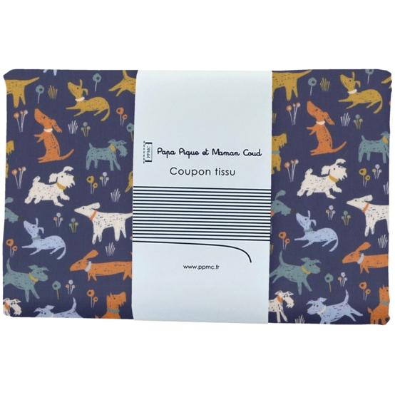 1 m fabric coupon copain canin