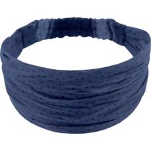 Headscarf headband- child size blue english embroidery