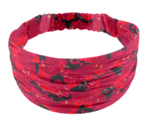 Headscarf headband- child size féérie fuchsia