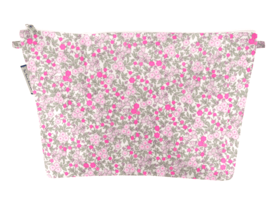 Cosmetic bag with flap serenade fluo