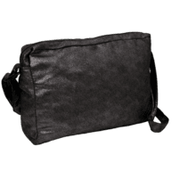 Base of satchel bag suédine pailletée argent