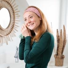 Stretch jersey headband  lianes printanieres