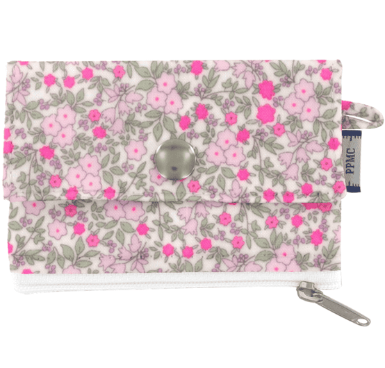 zipper pouch card purse serenade fluo