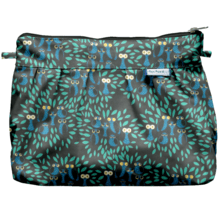 Pleated clutch bag chouettes