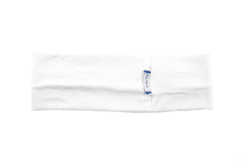 Stretch jersey headband  white