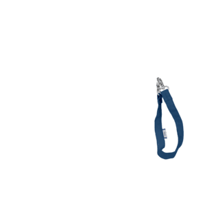 Removable strip bleu cobalt