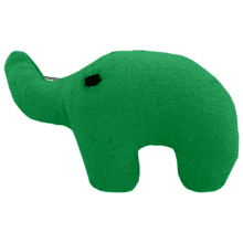 Elephant clip bright green