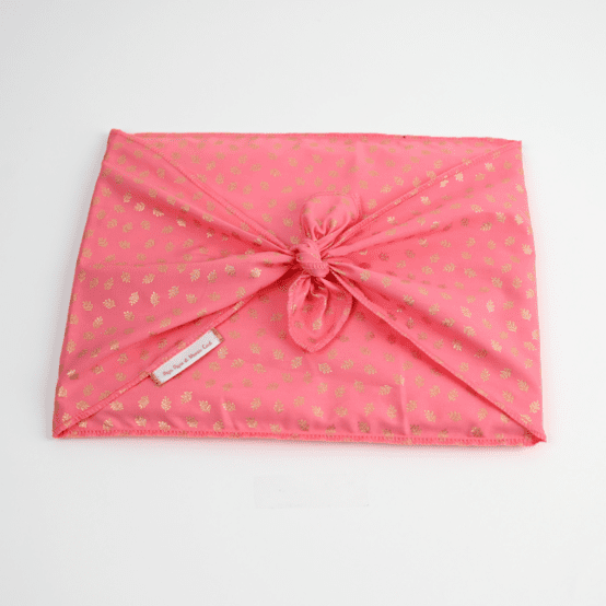 Fupochiki L (22 x 28 cm) feuillage or rose