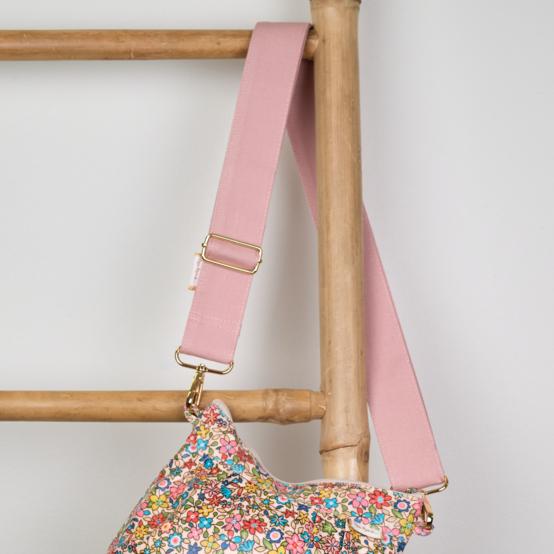 Narrow shoulder strap vieux rose