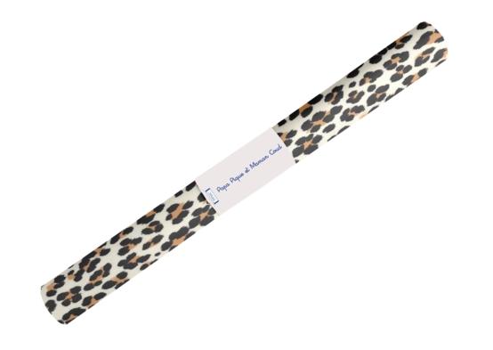 Coupon tissu enduit de 35cm  leopard
