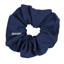 Small scrunchie light denim