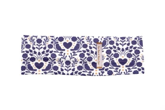 Stretch jersey headband  scandinavia bleu