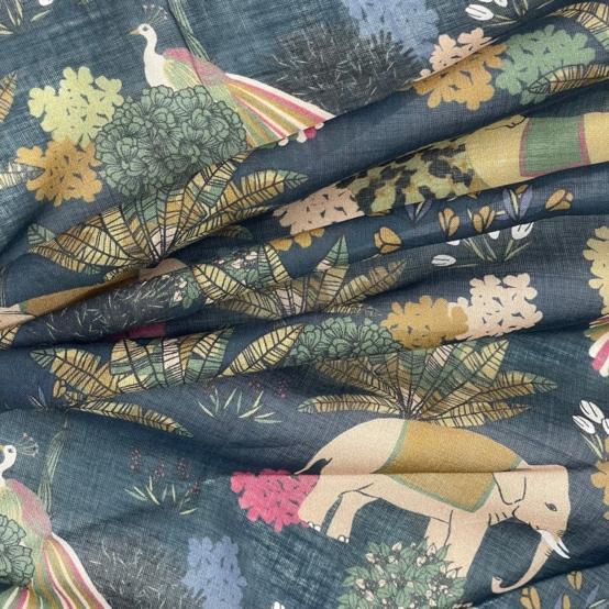 Cotton veil fabric eden indien