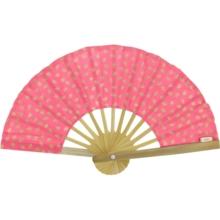 Hand-held fan feuillage or rose