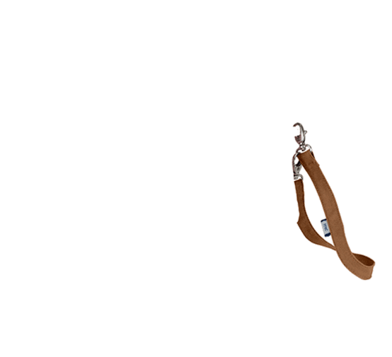 Removable strip suédine fauve