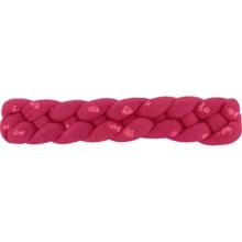 Plait hair slide plumetis rose fuchsia