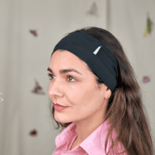 Jersey Twisted Headband black